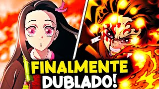 na onde assistir demon slayer temporada 3 dublado português e sem  anucios｜Pesquisa do TikTok