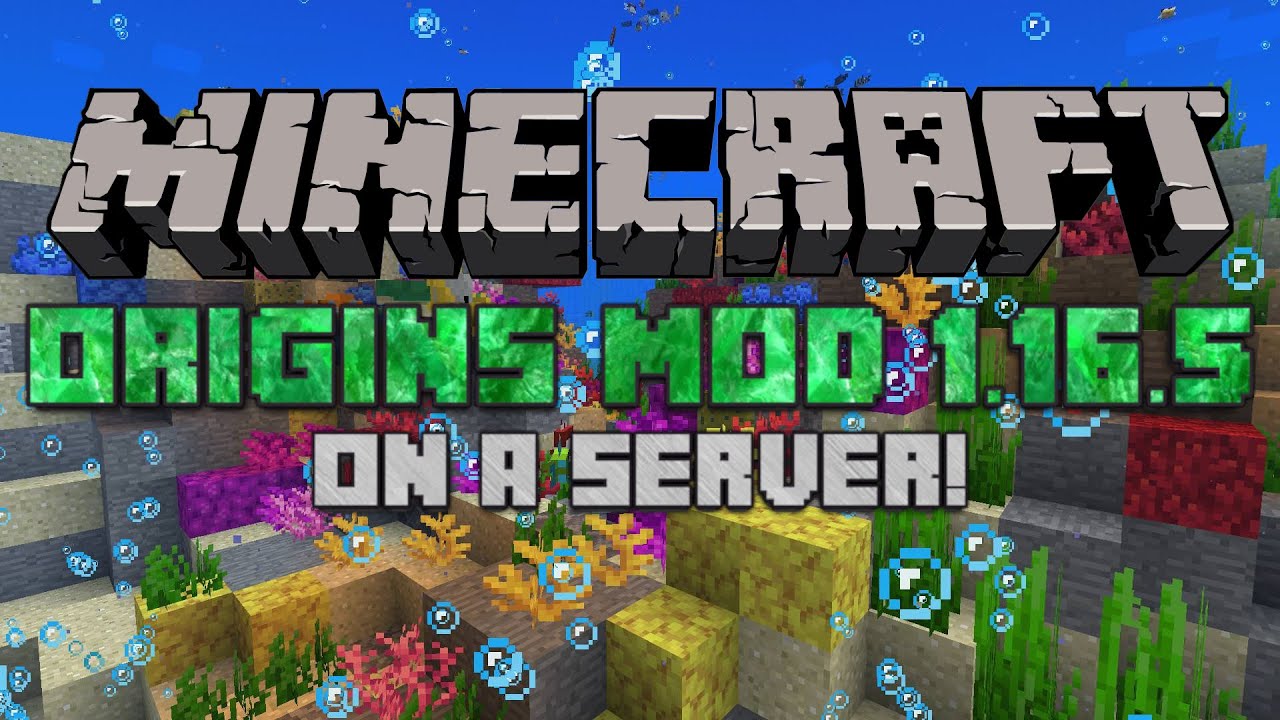 How To Set Up The Minecraft Origins Mod On A Server Fabric 1 16 5 Youtube