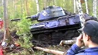 Beutepanzer PzKpfW T-34 747(r) recovered in Estonia