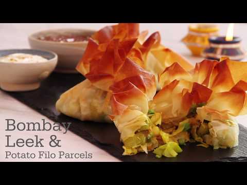 Bombay Leek & Potato Filo Parcels