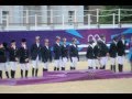 London 2012 Olympics 3 Day Eventing Team Medal Ceremony