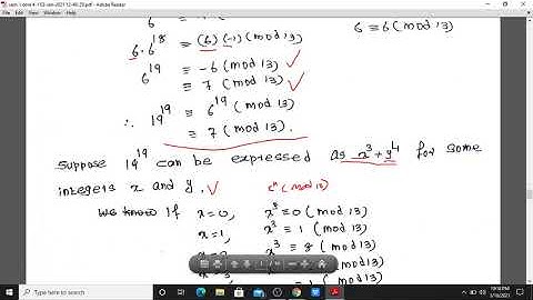 Calicut University - Sem 1 - Core Mathematics - Congruence - Part 5.