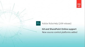 Collaboration and Source control - Adobe RoboHelp (2019 release)