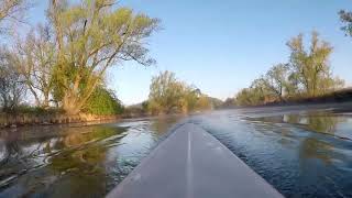 Rudern auf der Sieg im Frühling/ Rowing on the river Sieg in spring