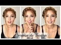 TUTORIAL DE CORONA DE TRENZA | DIFERENTE MANERA FÁCIL Y RAPIDO |