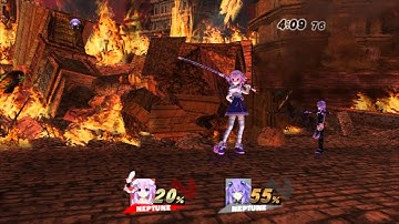 Super Smash Bros Brawl - Purple Heart T-Pose Glitch