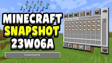 BEDROCK PARITY ADDED & QOL FEATURES! Minecraft 1.20 Snapshot 23w06a