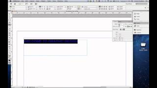 How to use the Type Tool in Adobe™ InDesign™