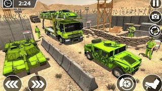 Dangerous US army offroad Truck Driving 🇺🇸 || Truck Simulator Game 🎮 screenshot 3