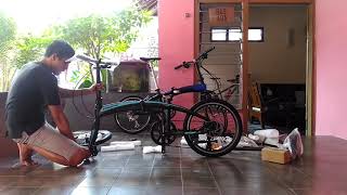 Unboxing Sepeda Lipat Pacific Noris Harga Hanya 2jtaan,,,