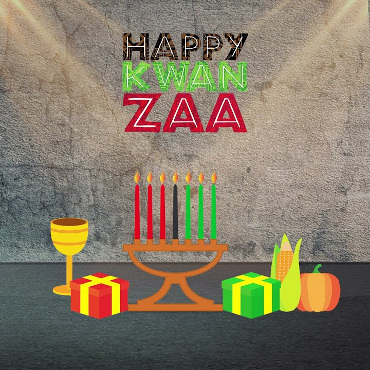 Happy Kwanzaa Wish Post Design | Kwanzaa Celebration Illustrations | Modern Kwanzaa Poster Template