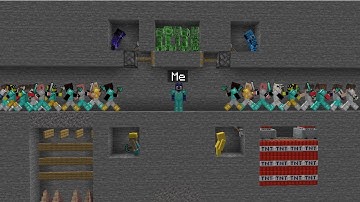 100 Players VS Minecraft Traps!