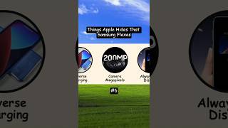 Things Apple hides that Samsung Flexes Part 6 #apple #samsung #tech