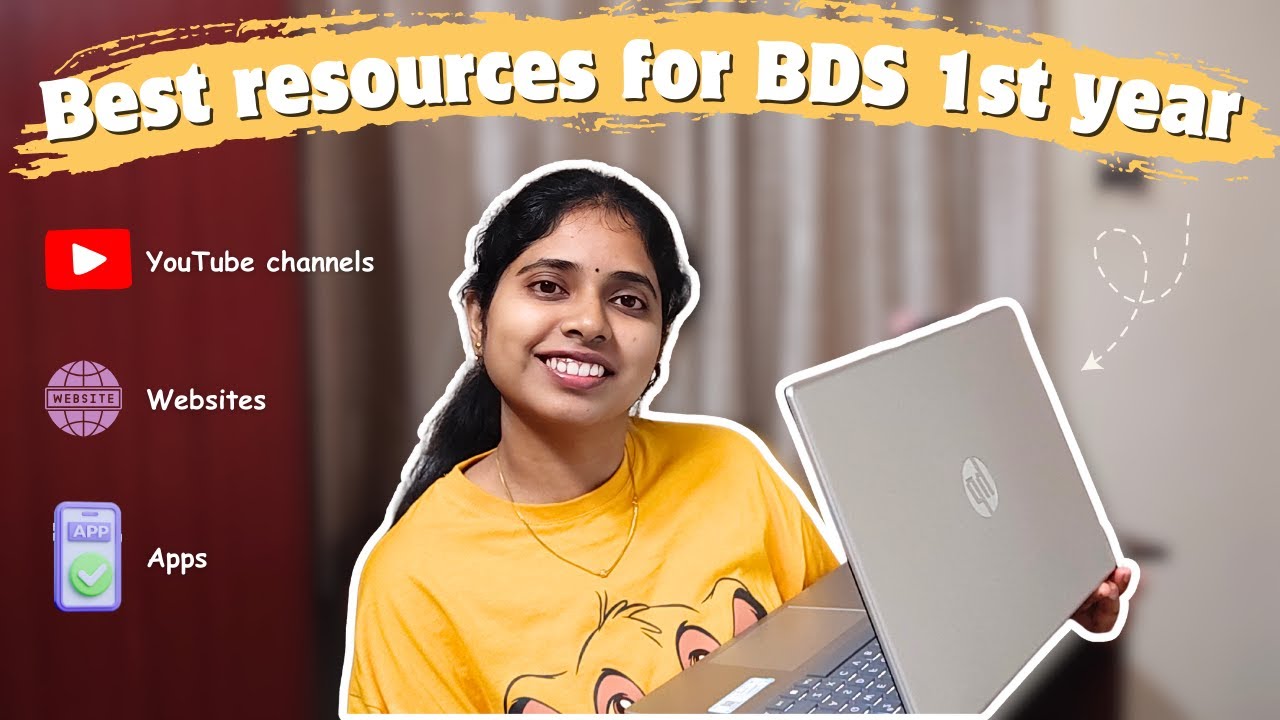 Study Smart in 1st Year BDS | Best Channels, Apps & Websites for dental students 💯📱💻