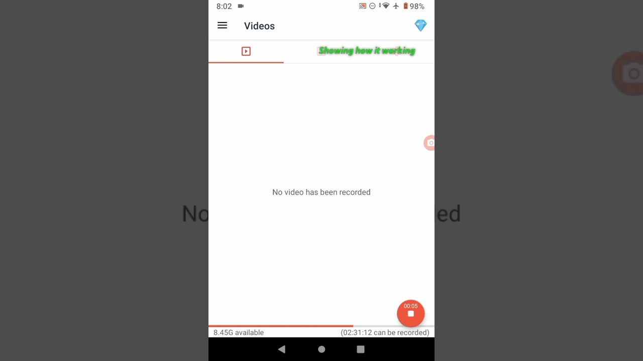 Testing Az Screen recorder's the best feature