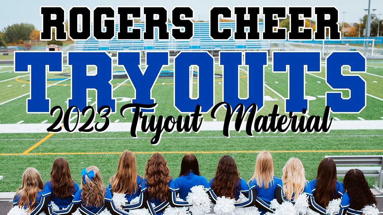 2023 Rogers HS Cheerleading Tryout Material YouTube