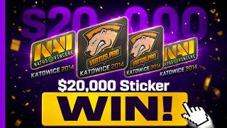 I Did a $40,000 STICKER CAPSULE BATTLE! | KeyDrop Promo Code