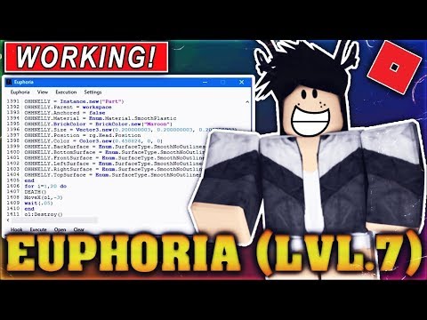 NEW ROBLOX EXPLOIT - EUPHORIA [LEVEL 7]  ✅ FULL LUA EXECUTOR, TITANS, GRABKNIFE & MORE!✅ [FREE!]