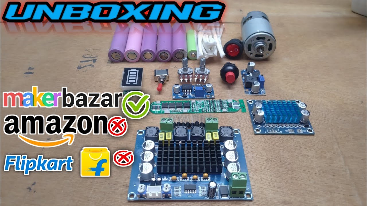 maker bazar products unboxing ll project making saman unboxing ll maker ...