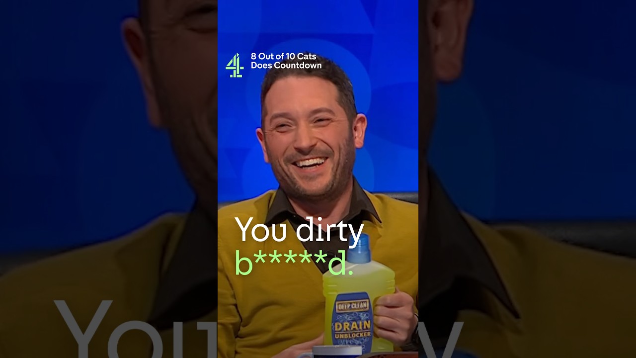 Jon Richardson wipes the floor with these puns (sorry) #CatsCountdown #Innuendos