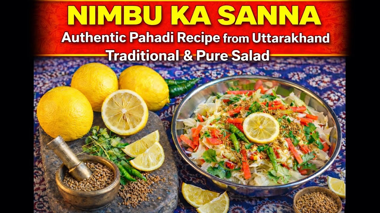 Nimbu Ka Sanna | Authentic Pahadi Recipe from Uttarakhand