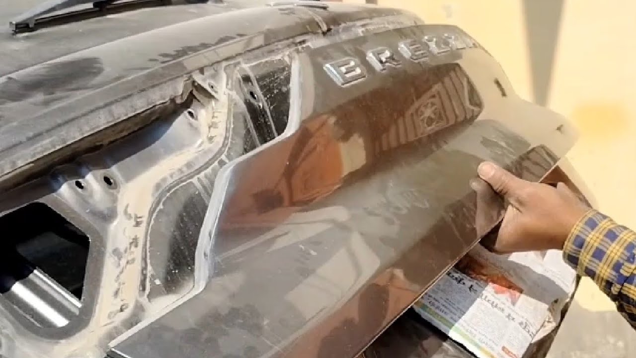 New brezza diggi accident repair and paint job good work 🥰😍👍
