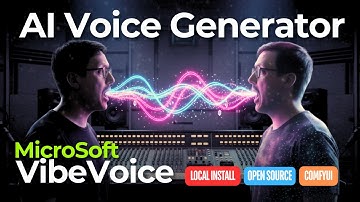 Microsoft VIBEVOICE Can Create 90-Minute Podcasts Instantly (Open Source, Local Install, ComfyUI )