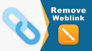 How to Remove Hyperlink in Apple pages for iCloud