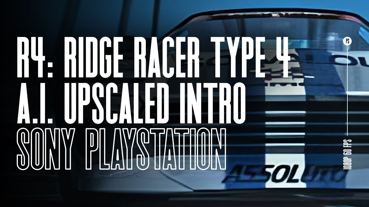 Ridge Racer Type 4 PS1: Intro HD 1080p em português - LEGENDADO EM