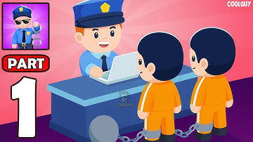 Police Station Idle Gameplay Walkthrough Part 1 - Police Office (Android,iOS)