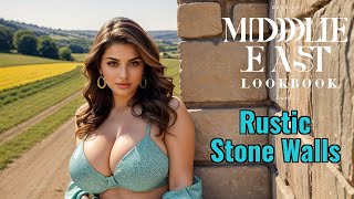 [4K] Middle East AI Lookbook-Arabian- Rustic Stone Walls