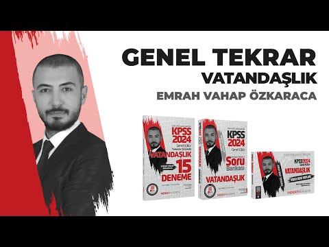 KPSS - Vatandaşlık Genel Tekrar 1 - Emrah Vahap ÖZKARACA Canlı Yayını