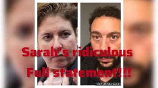 Sarah Boones UNEDITED statement, and Joseph Ferlazzo takes the stand!