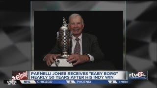 Parnelli Jones receives 'Baby Borg' nearly 50 years after Indy win