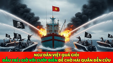 Tàu Cá Việt Nam Đấu Trí 2 Giờ Với Cướp Biển, Hải Quân VN Đến Kịp Thời Giải Cứu
