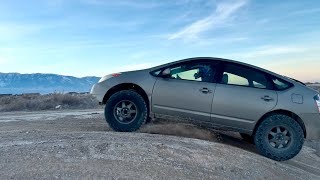 I took my Prius out to the desert to see if it can rally.