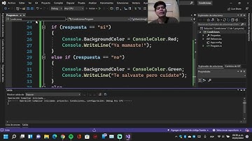 Curso de programacion - Visual Studio 2022 C# - Condiciones IF, ELSE IF y SWITCH