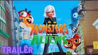 Monsters Vs. Aliens (2009) - Trailer Svenskt Tal