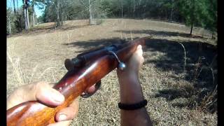 Shooting the Savage Model 3 Bolt Action .22 Rifle.