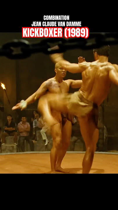 Kickboxer (1989) Van Damme Kick combo #movie #martialarts #tntschoolofmartialarts