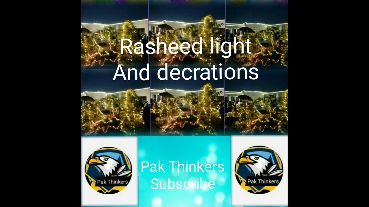 Rasheed Light House lighting || Rasheed light || Pak Thinkers - YouTube