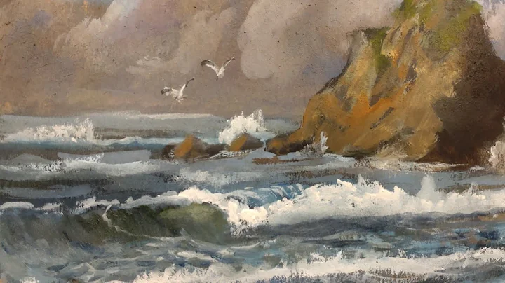 Adventuous Sea   Watercolour & Gouache