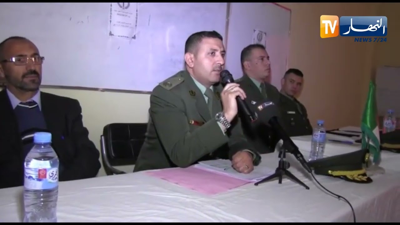 سعيدة : الدرك ينظم حملة تحسيسية حول الـ.ـتجنيد لفائدة طلبة ثانوية طالبي بوطالب ببلدية عين الحجر