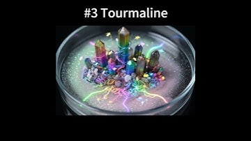 Chemical reactions of metals, crystal proliferation - Aquamarine #shorts #ai #shortvideo #asmr