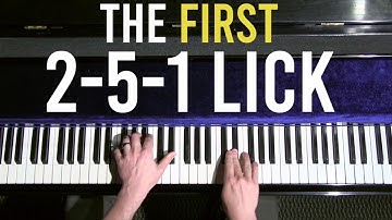 First 2 5 1 Lick | Easy Jazz Vocabulary | Sequences | Jazz Piano: Short Practice Ideas
