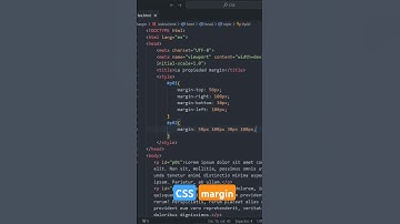 Propiedad margin abreviada #css #html #desarrolloweb #tutorial