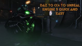Daz To CC4 To UE5 Quick And Easy