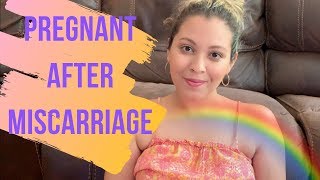 Pregnant with my rainbow baby!! |Pregnancy after miscarriage|