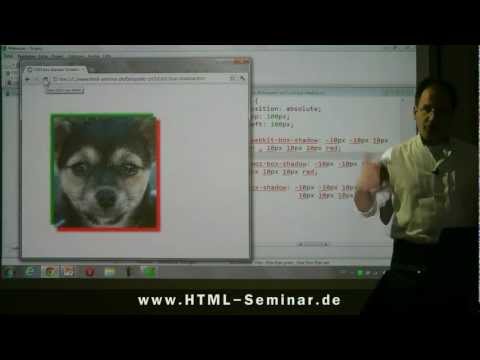 Lösung zur CSS3-Aufgabe: box-shadow http://www.html-seminar.de/