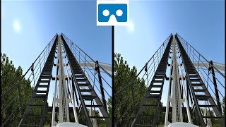 VR 3D video Roller Coaster 24 Американские Горки для VR очков 3D SBS VR box